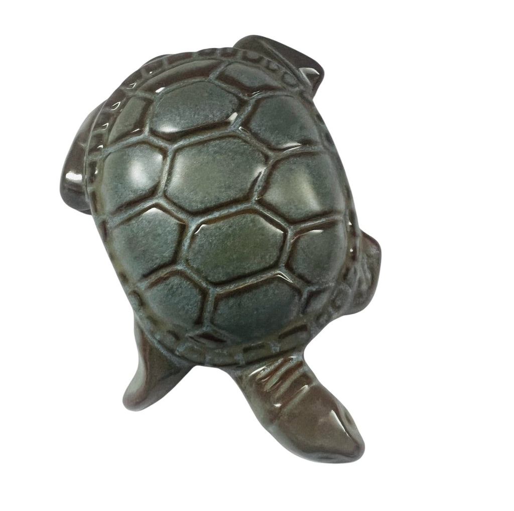 Vintage Ceramic Sea Turtle Accent Figurine