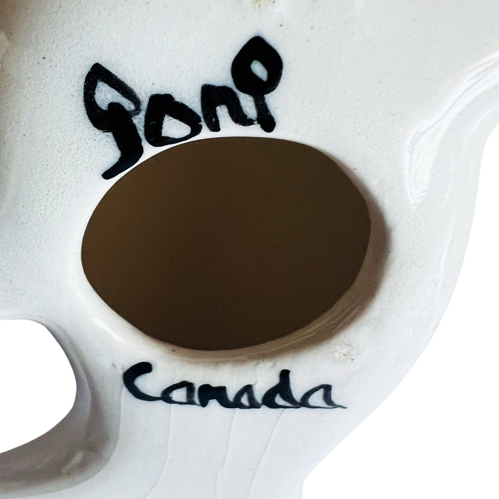 Vancouver Canada White and Black Ceramic Seal Figurine