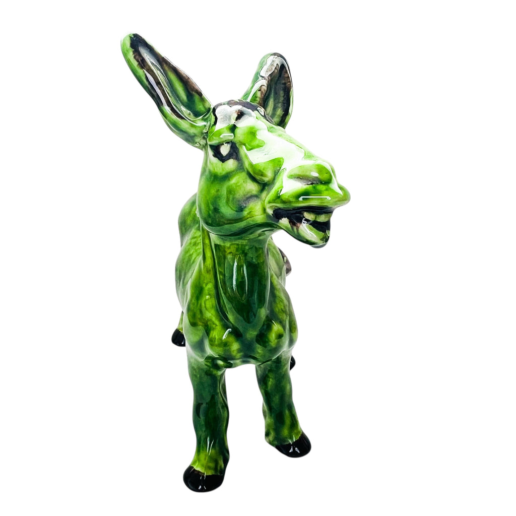 Vintage Italian Pottery Donkey Italy Figurine