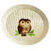 Vintage 1982 Otagiri Japan Stoneware Hand Painted Owl Plate