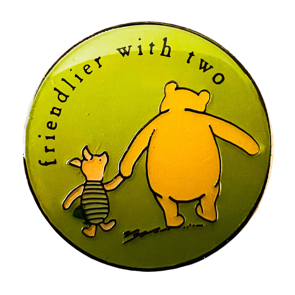 Disney Winnie The Pooh Friendlier With Two Pooh Piglet Pin