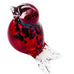 Vintage Hand Blown Studio Art Glass Bird Figurine Glass Paperweight Signed