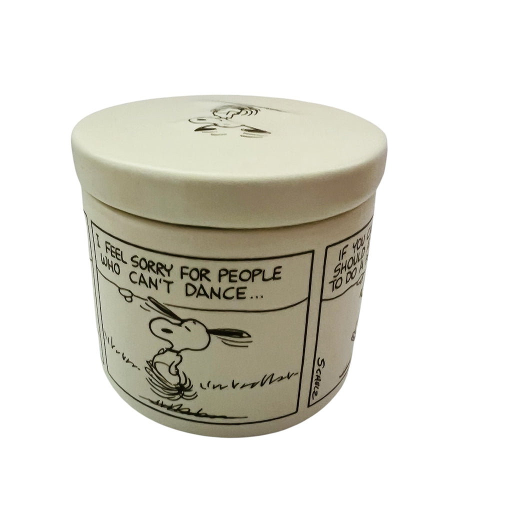 Hallmark Peanuts Snoopy Comic Strip Ceramic Box New