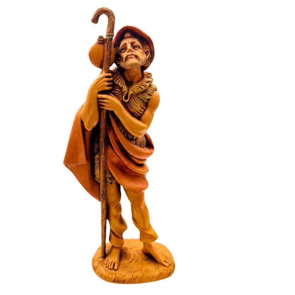 Vintage Fontanini Depose Italy Shepard Villager Figurine