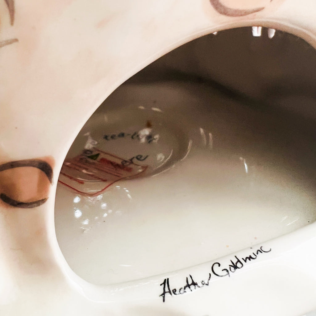 Blue Sky Clayworks Heather Goldminc Christmas Silent Night Church Tealight Candle Holder