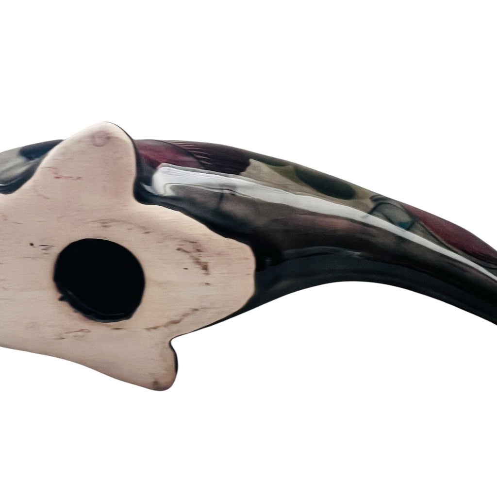 Tonala Mexico Hand Painted and Glazed Pottery Fish Figurine