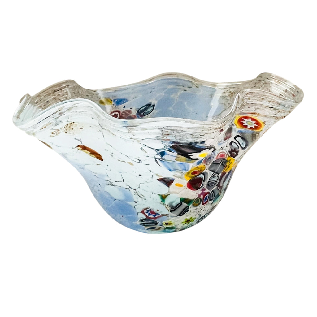 Vintage Murano Made In Italy Glass Millefiori Lamp Shade