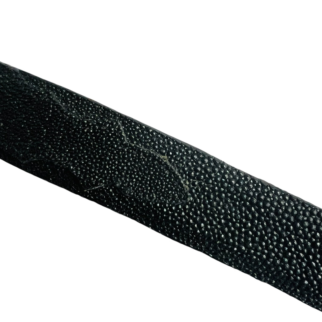 Vintage Lucchese Genuine Stingray Metal Buckle Belt