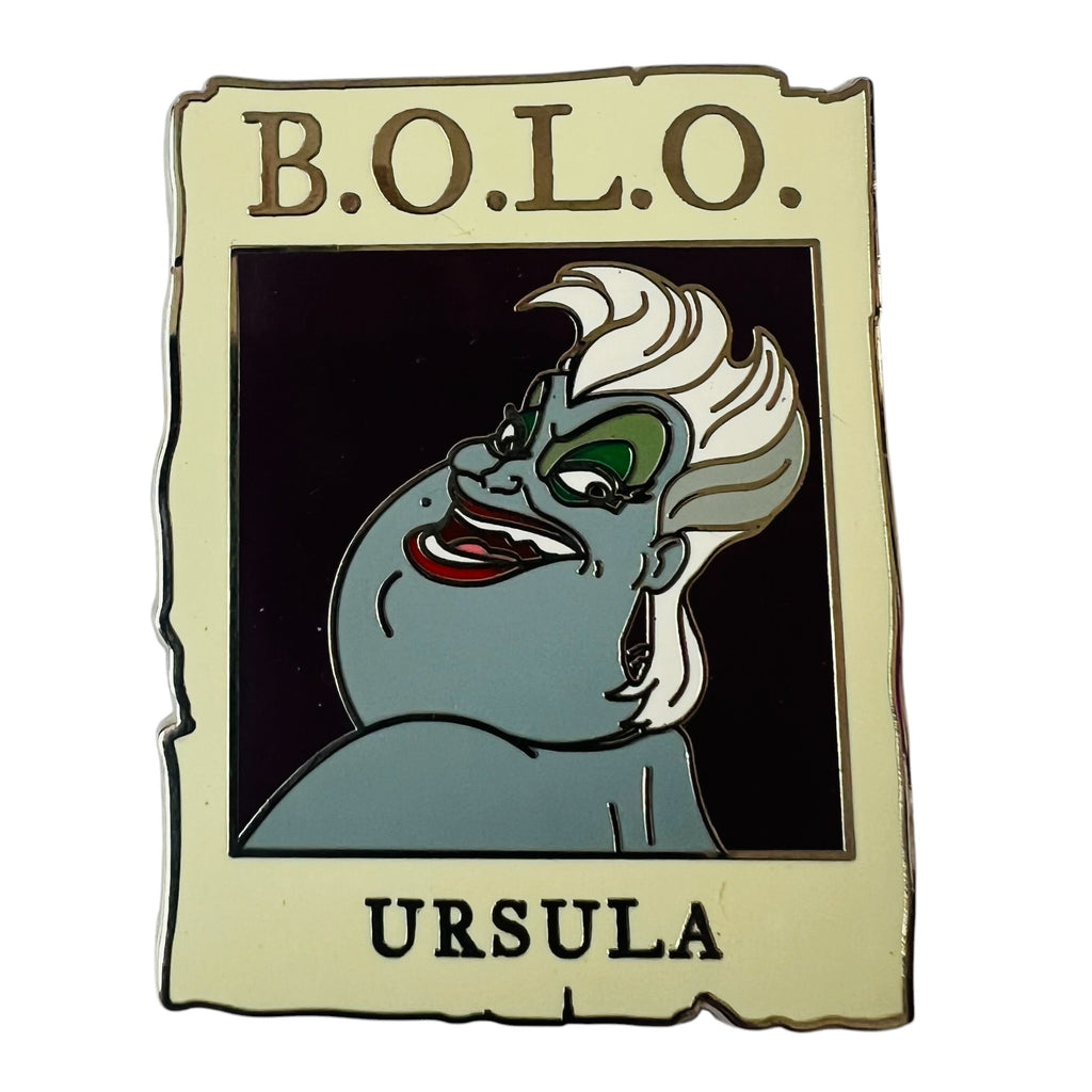 Disney Parkd Cast Member Exclusive Villains Ursula B.O.L.O. Little Mermaid Pin