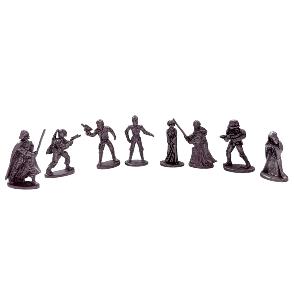 Monopoly Star Wars 1997 Classic Trilogy Edition Figures 8 Player Pieces