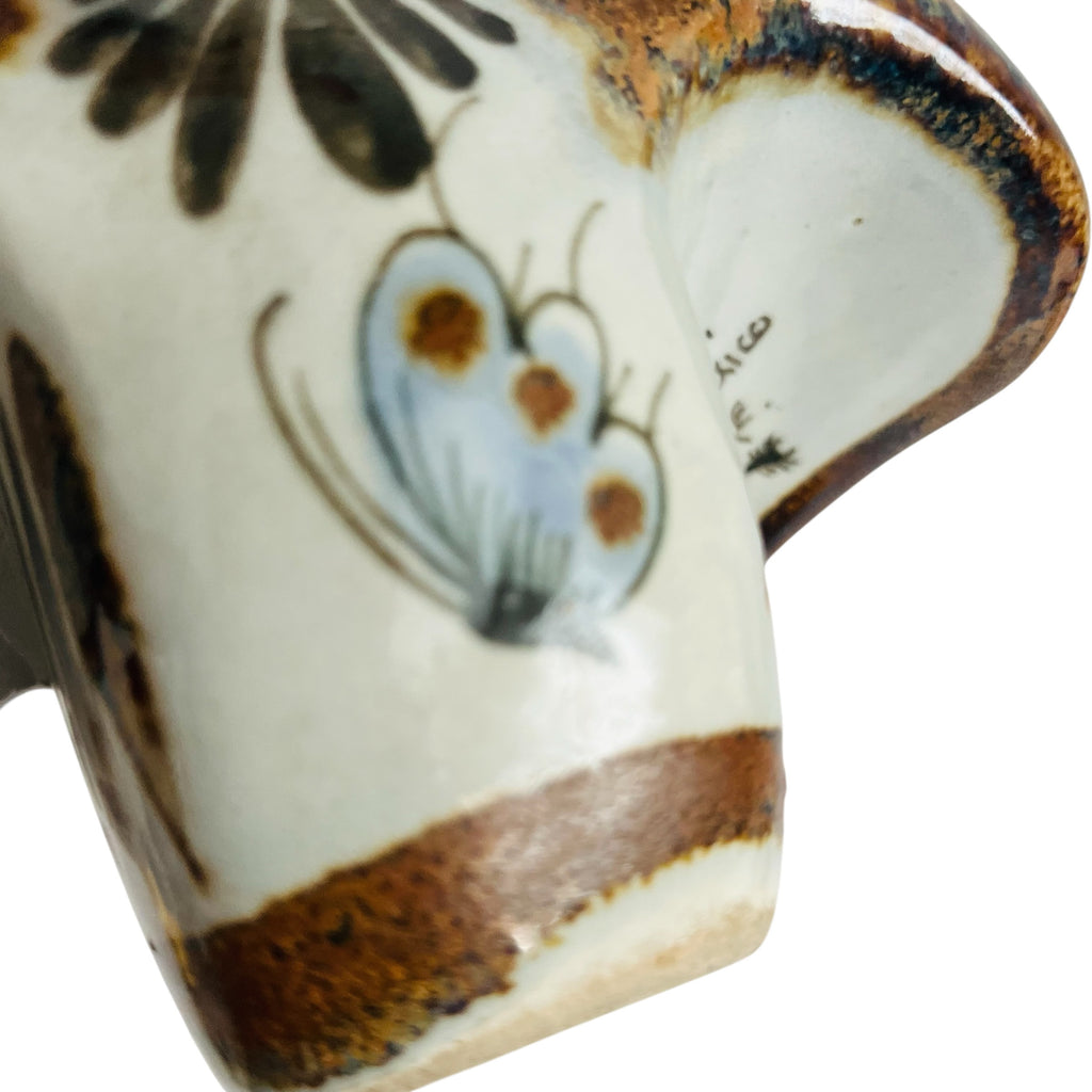 Vintage KE Ken Edwards Bird Signed Mexico Pottery Bird