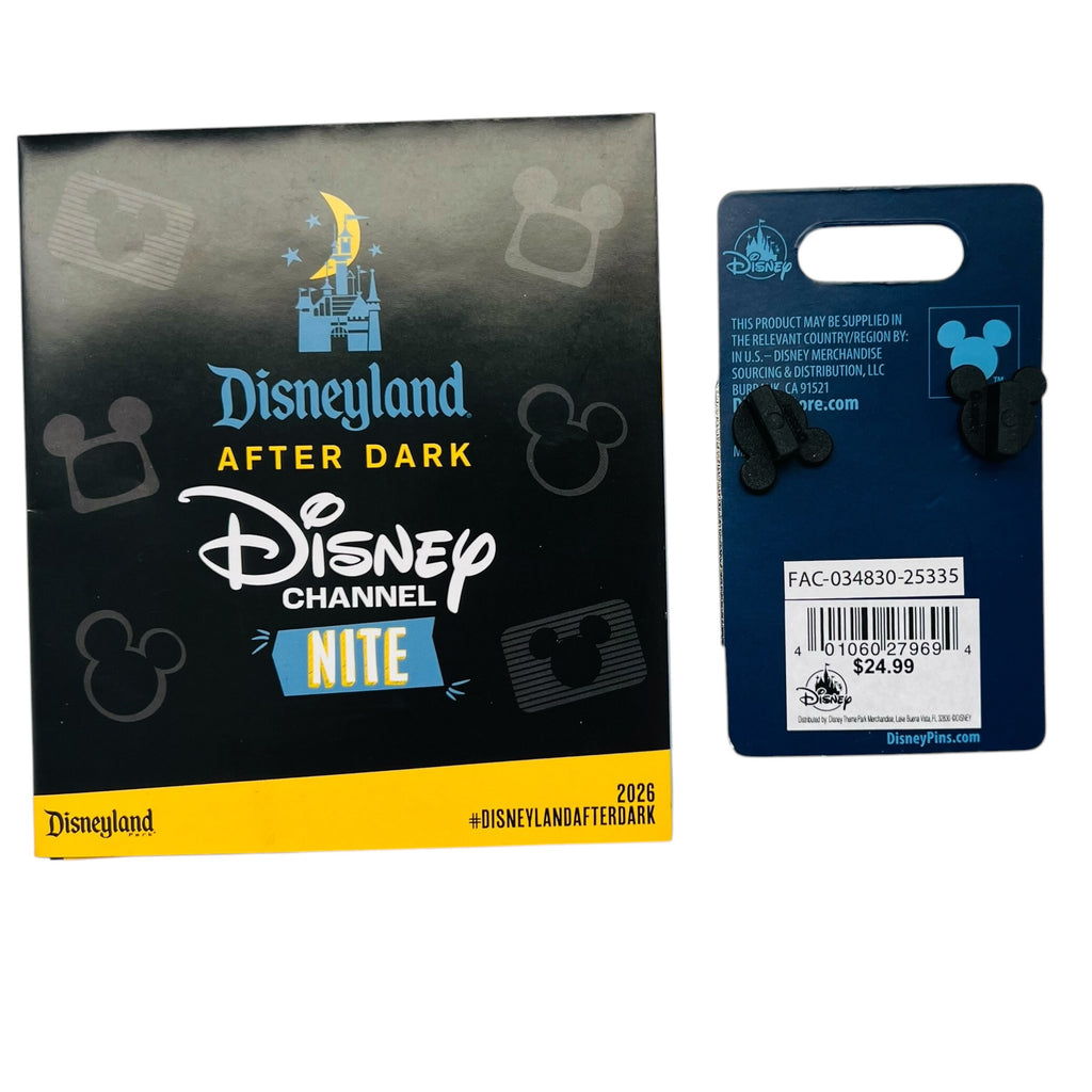 Disneyland After Dark Disney Channel Nite Pin Event Exclusive 2026