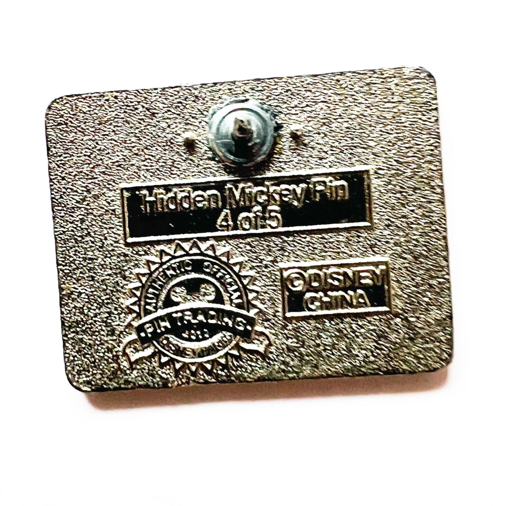 Disney Yacht Club Flag Yellow w/Red Hidden Mickey Pin