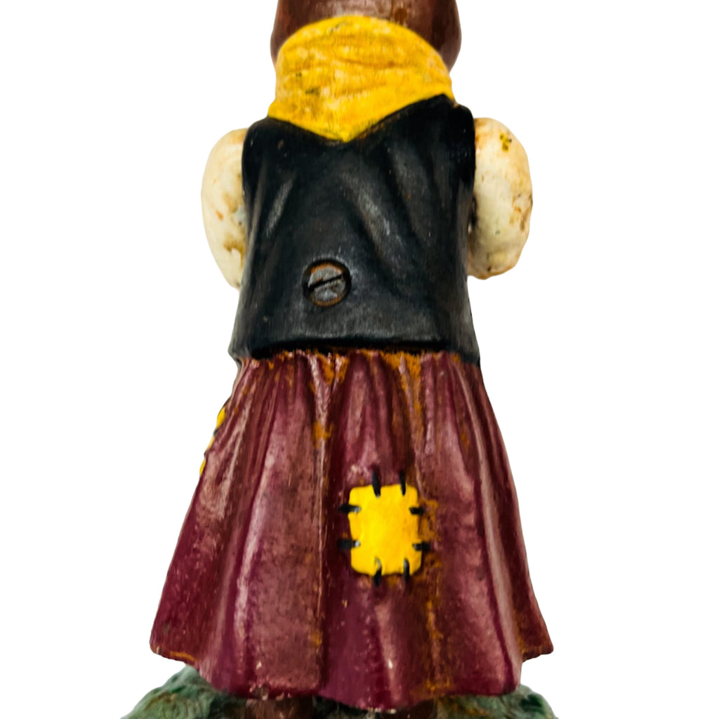 Antique Cast Iron Metal Rabbit Doorstop Figurine