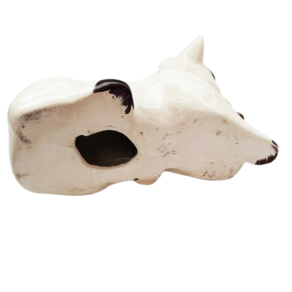 Vintage Cow Pottery USA Animal Farmhouse Country Figurine