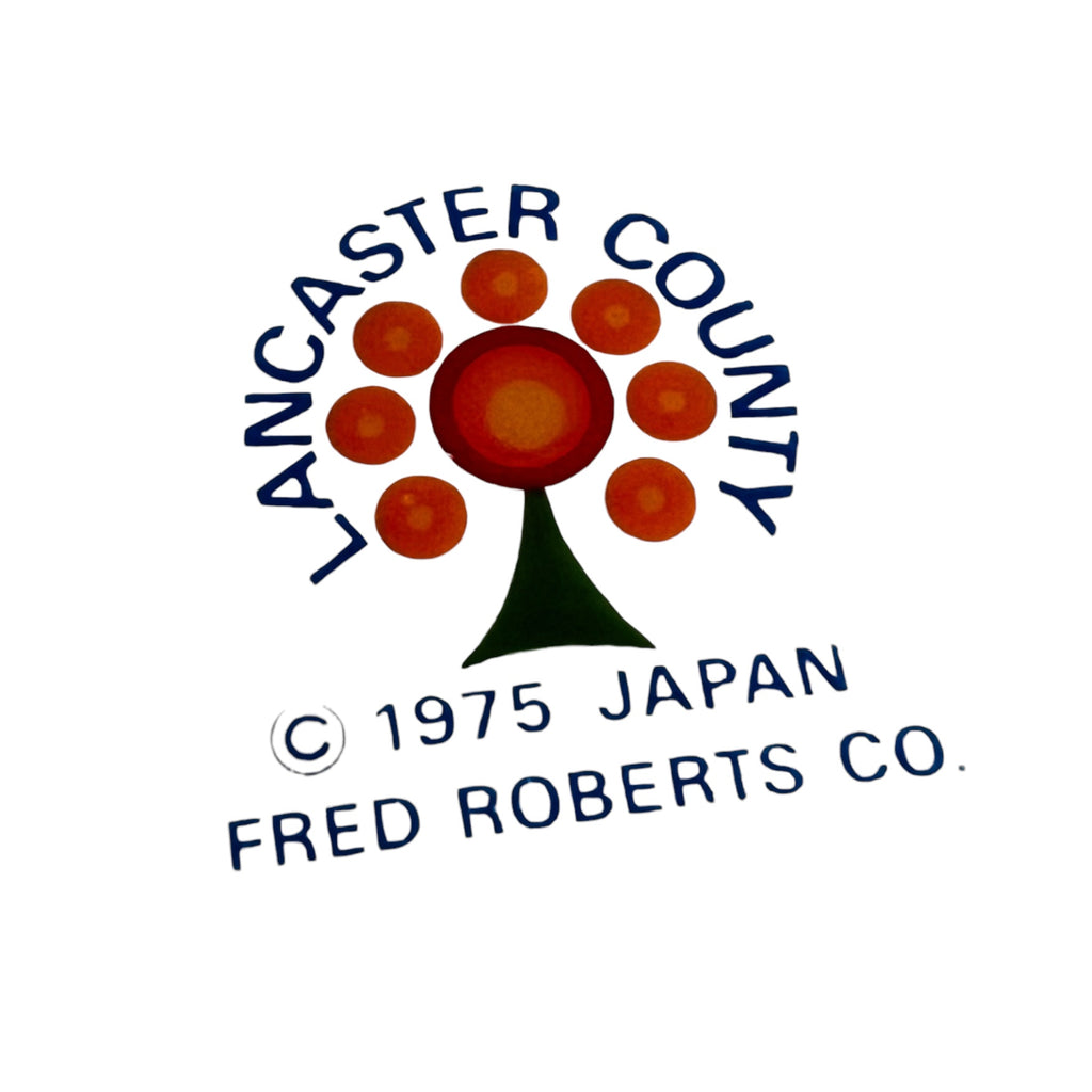 Vintage Fred Roberts Co. Lancaster Co. 1975 Made In Japan Plate