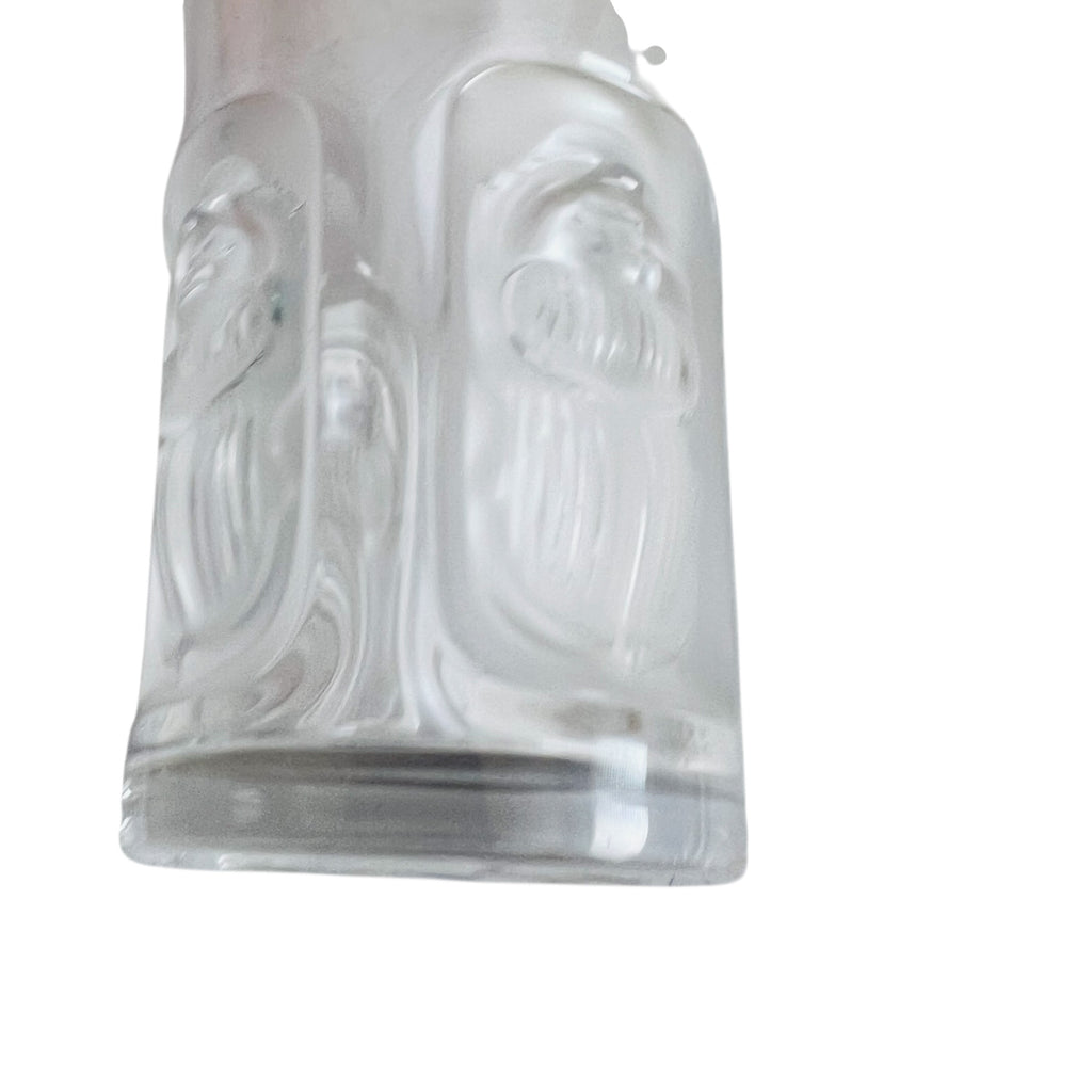 Lalique Crystal Khepri Signed Glass Tumbler