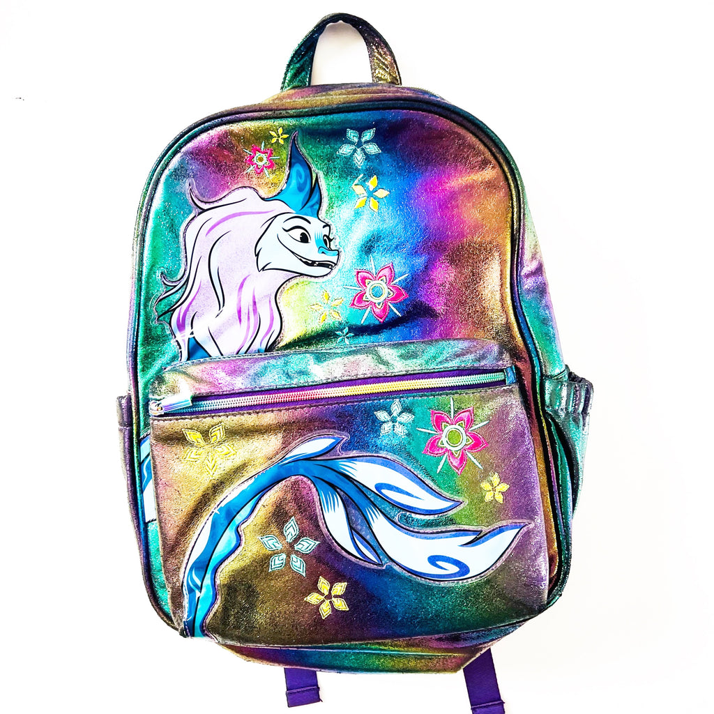 Disney Store Raya and The Last Dragon Iridescent/Holographic Backpack