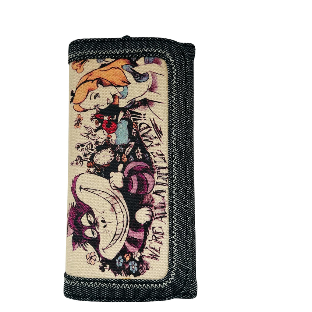 Disney Alice In Wonderland Cheshire Cat Flap Wallet