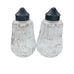 Vintage Waterford Crystal Salt and Pepper Shakers EPNS Lids