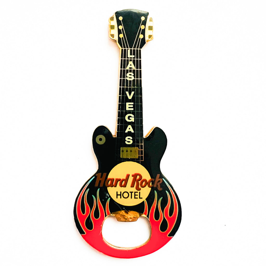 Hard Rock Hotel Las Vegas Guitar Bottle Opener Magnet