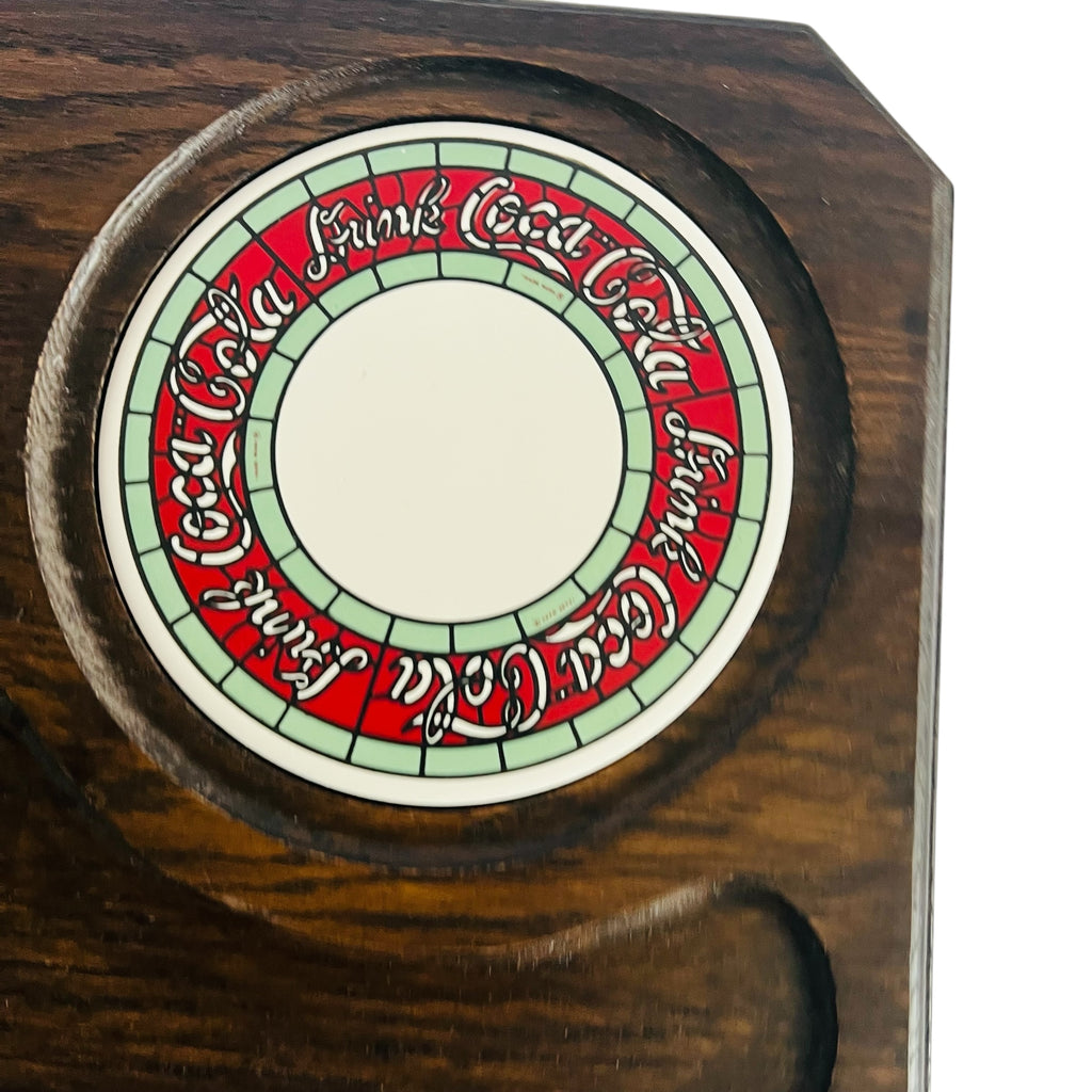 Coca Cola Wood Serving Tray