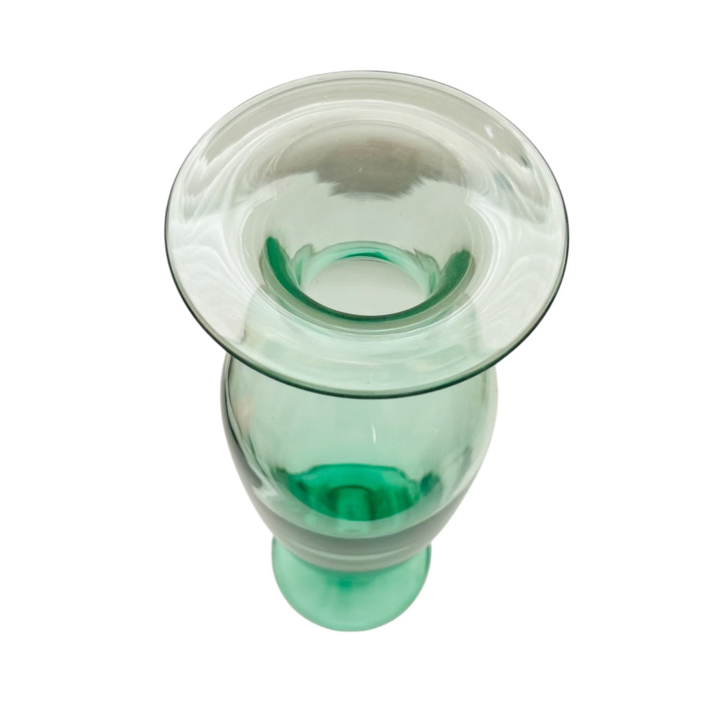 Vintage Blenko Sea Foam Green Glass Bud Vase