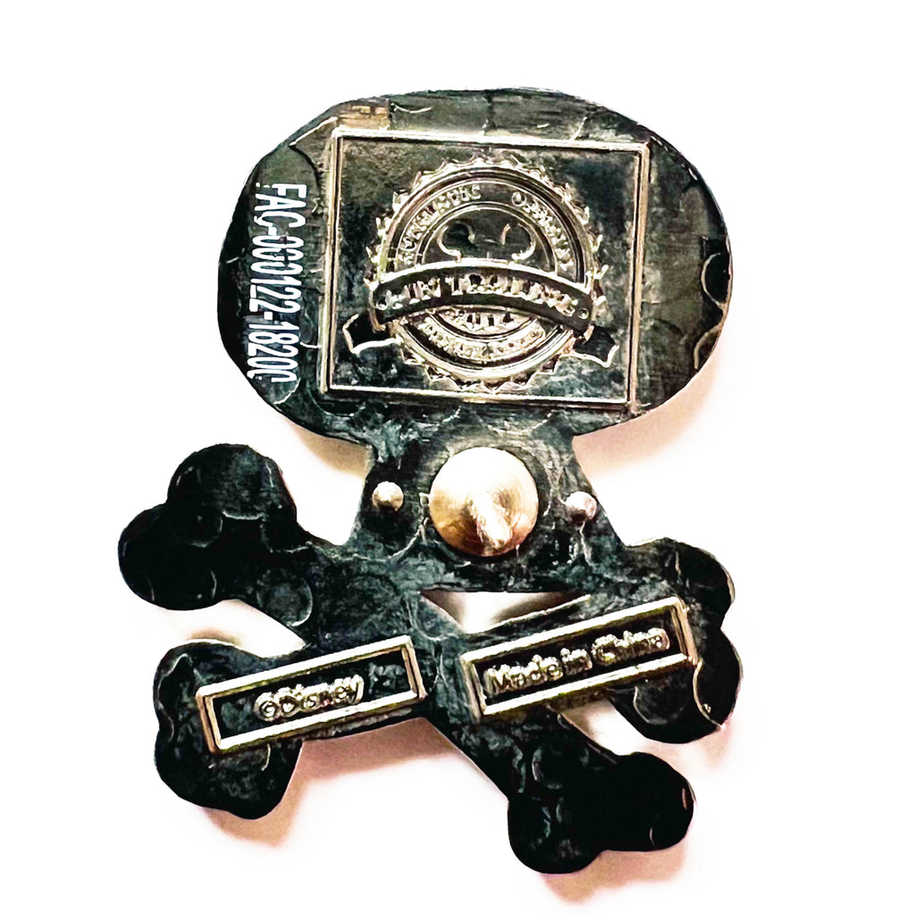 Disney Sugar Skull and Crossbones Pluto Pin
