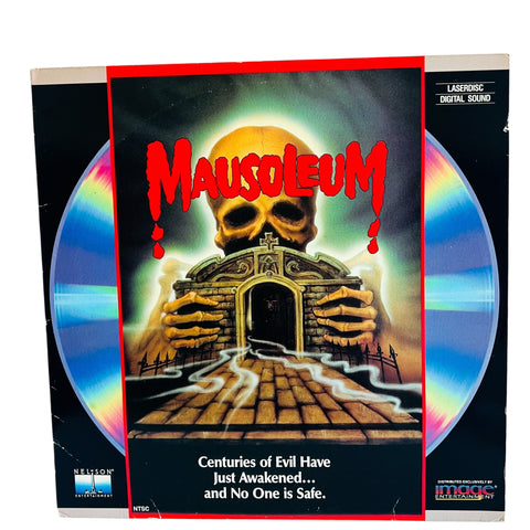 Vintage 1983 Mausoleum Horror LaserDisc Movie