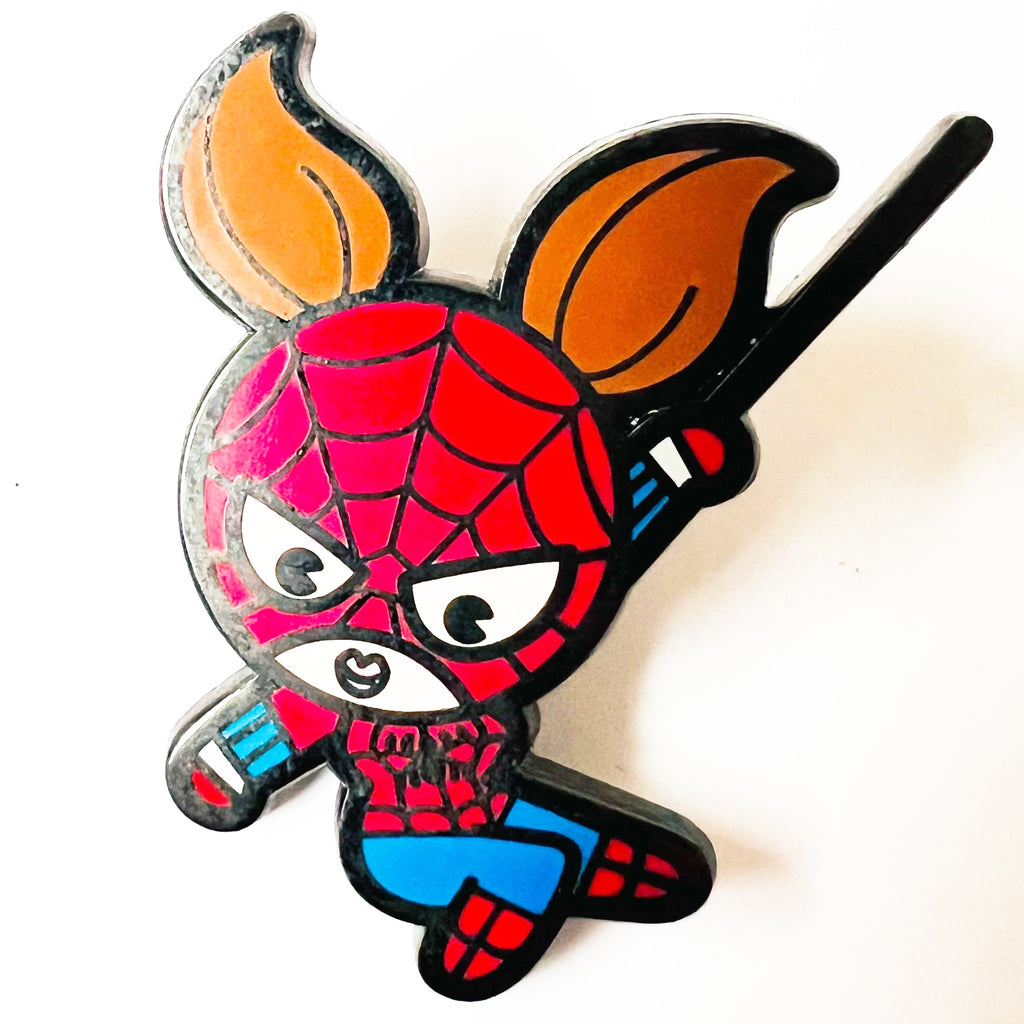 Disney Marvel Avengers Kawaii Art Spider Girl Woman Pin