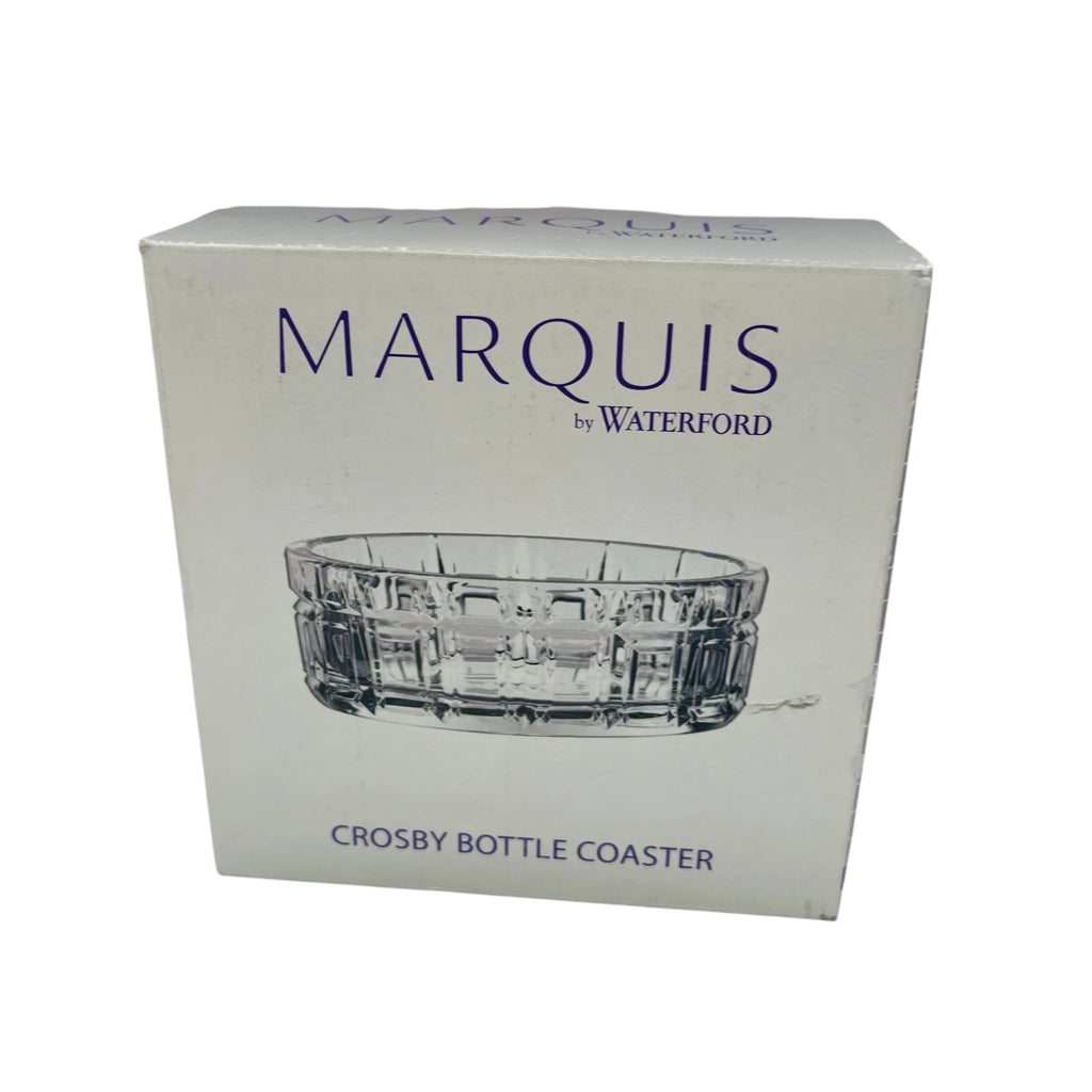 Waterford Crystal Crosby Wine Bottle Bar Bowl Coaster
