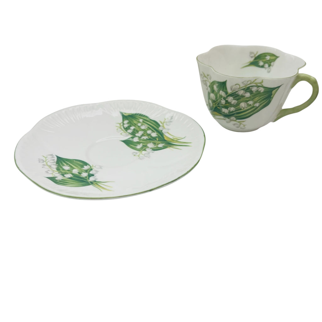 Vintage Shelley Dainty Pattern English Cup & Saucer Set Lily of the Valley