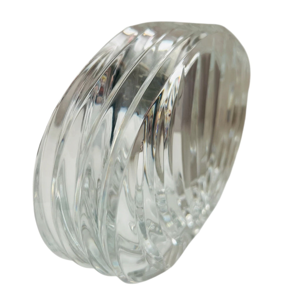 Vintage Waterford Crystal Oval Clock