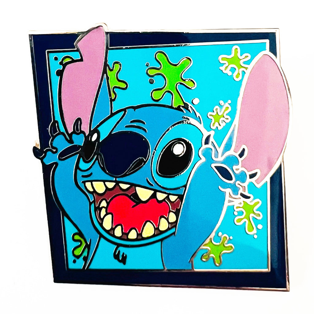 Disney Stitch Paint Splashes Pin