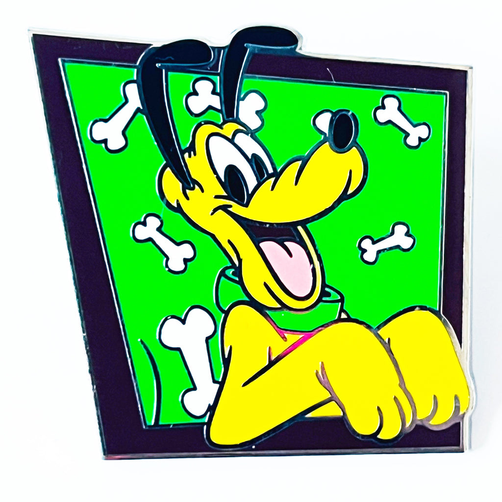 Disney Pluto Happy Dog Bone Pin