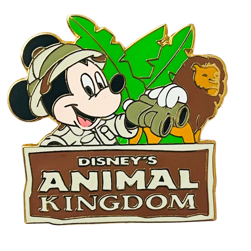 Disney 2000 Animal Kingdom Mickey Celebrate The Future Hand In Hand Pin