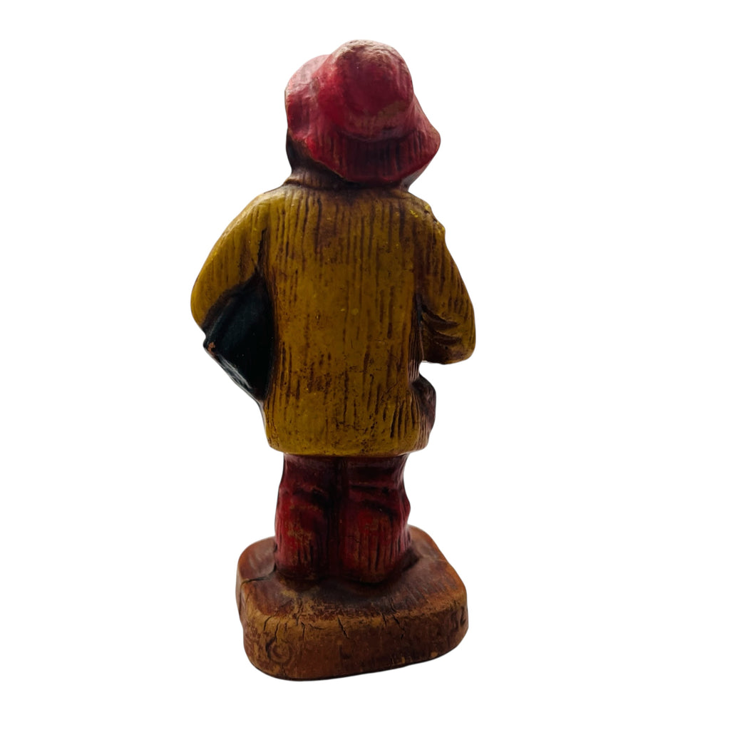 Vintage Resin Tramp Old Man Figure