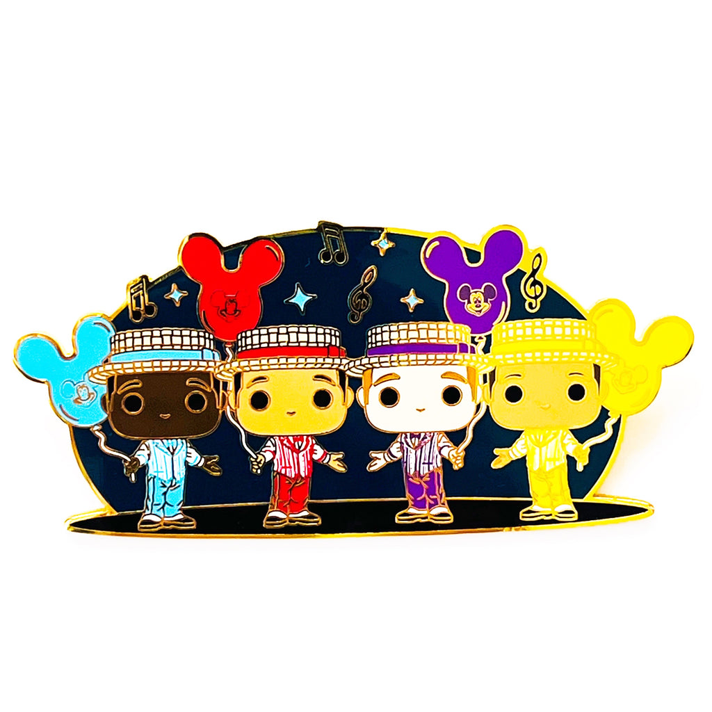 Disney Parks The Dapper Dans Funko Pop! Pin Main Street U.S.A. Limited Release Pin