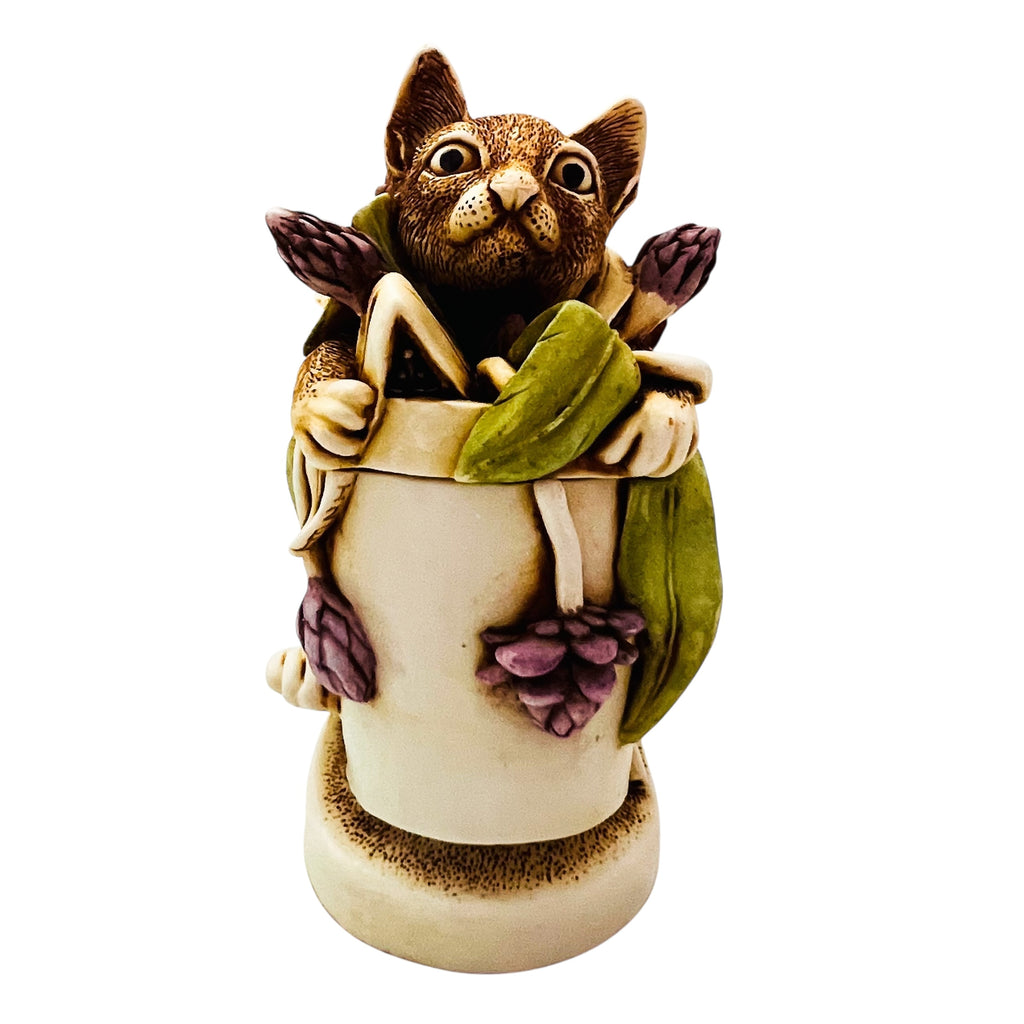 Harmony Kingdom "Algenon” Cat Box Figurine