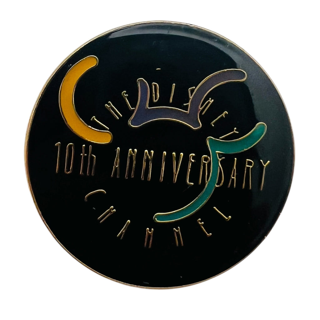 Vintage Disney Channel 10th Anniversary 1983-1993 Lapel Pin