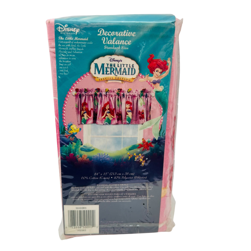 Vintage Disney The Little Mermaid Special Edition Window Valance
