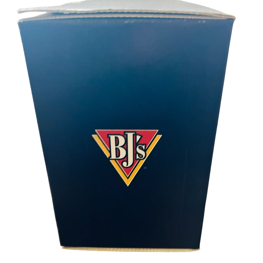 BJ’s General Manager Set of 8 Clear Glass Pint Glasses with Colorful Brewery