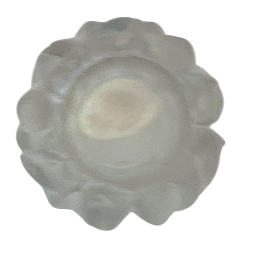 Vintage Fenton Art Glass Pearl Iridescent Round Votive Candleholder