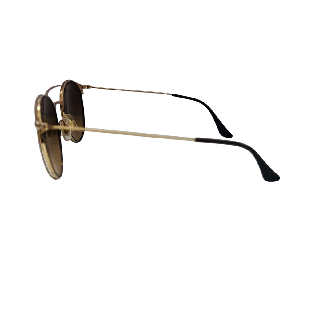 Ray-Ban Round Brown Gradient Sunglasses