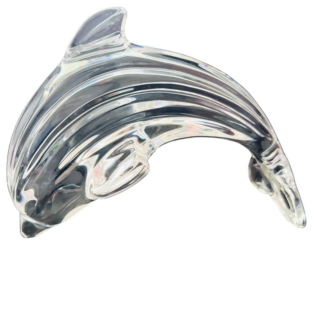 Waterford Crystal Dolphin Figurine Paperweight