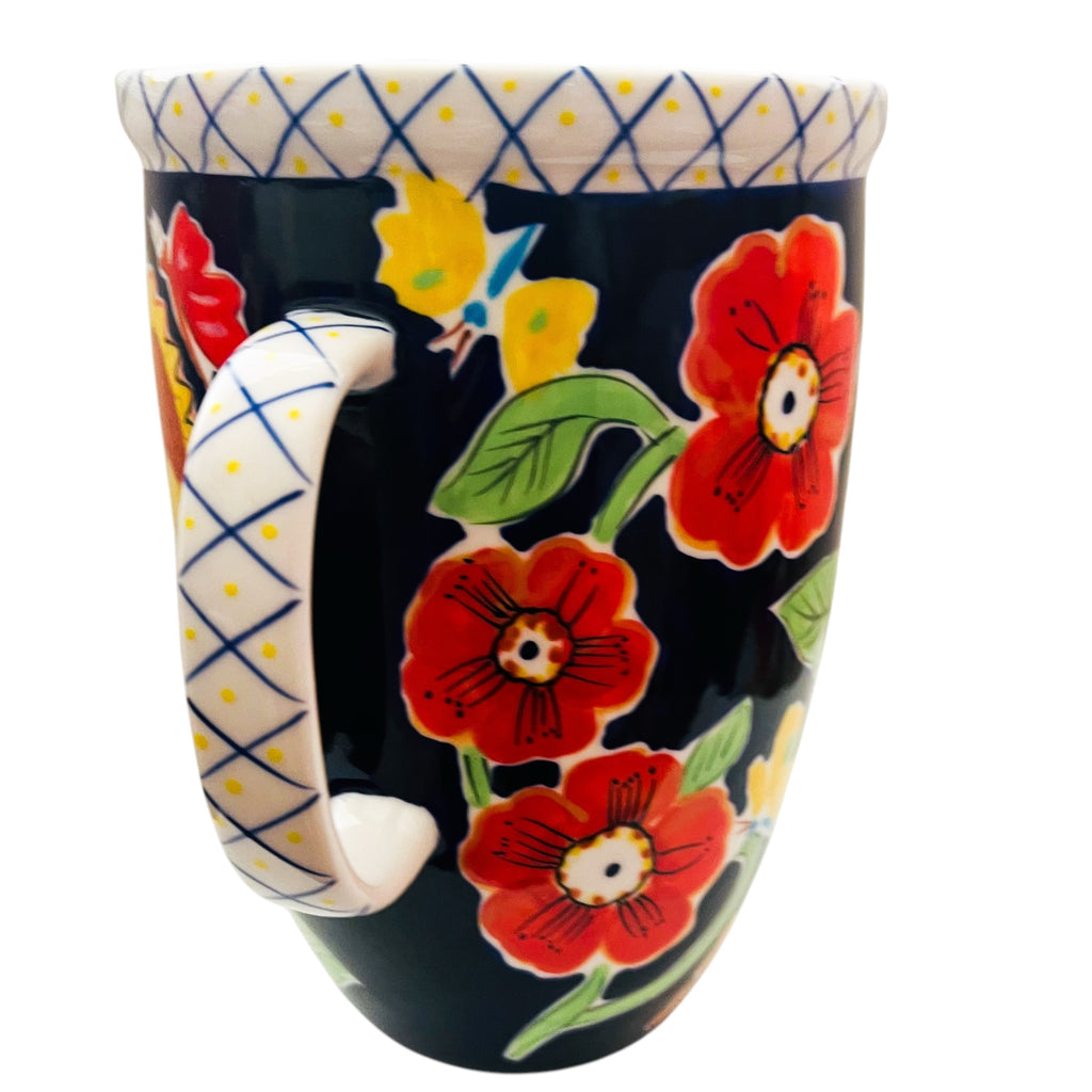 Starbucks Coffee Company 2003 Barista Lemons Grapes Sunflowers Flowers Pitcher