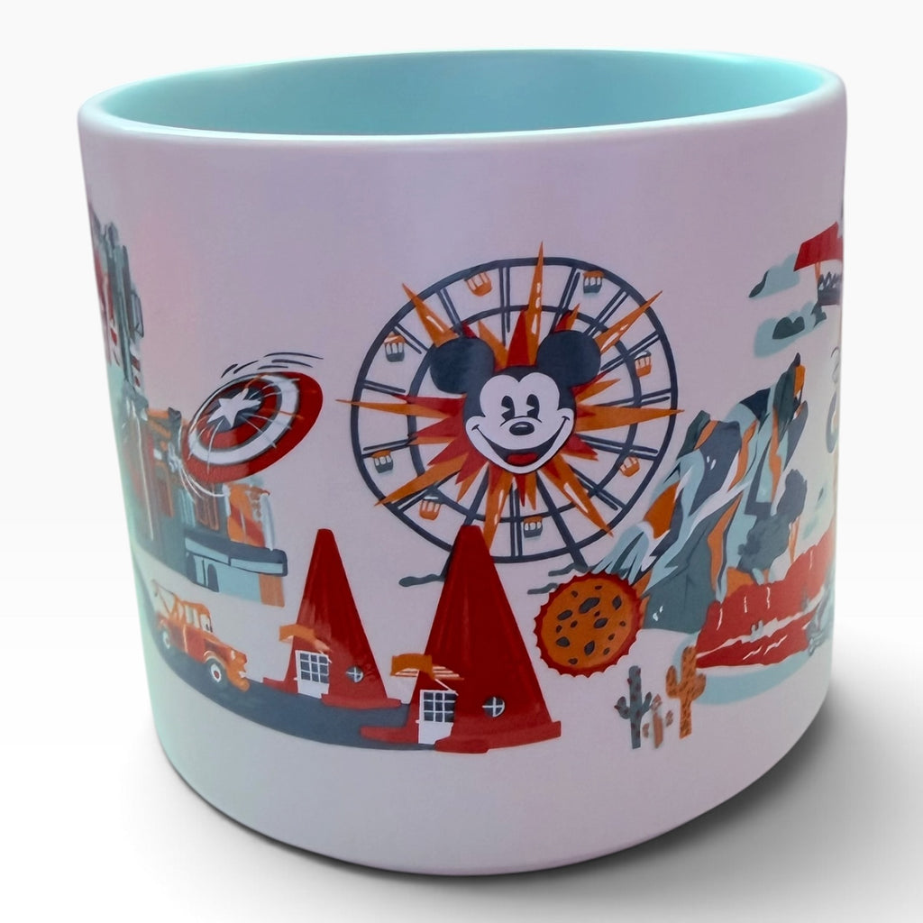 Disney California Adventure Starbucks Discovery Series Attraction Rides Mug