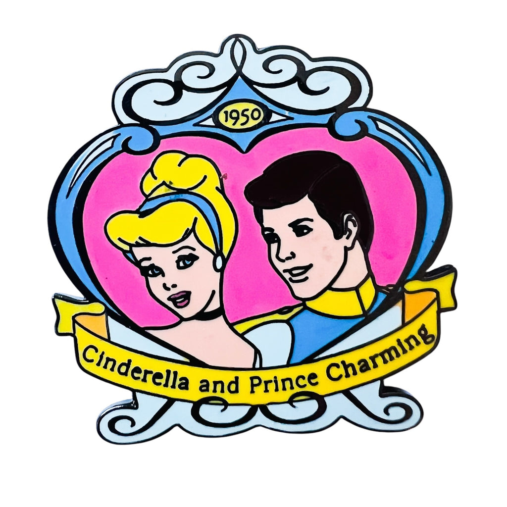 Disney Countdown to the Millennium Pin #56 Cinderella & Prince Charming 1950 Pin