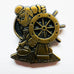Disney Cruise Pine DCL Helmsman Mickey Mouse Bronze Ship Wheel Pin