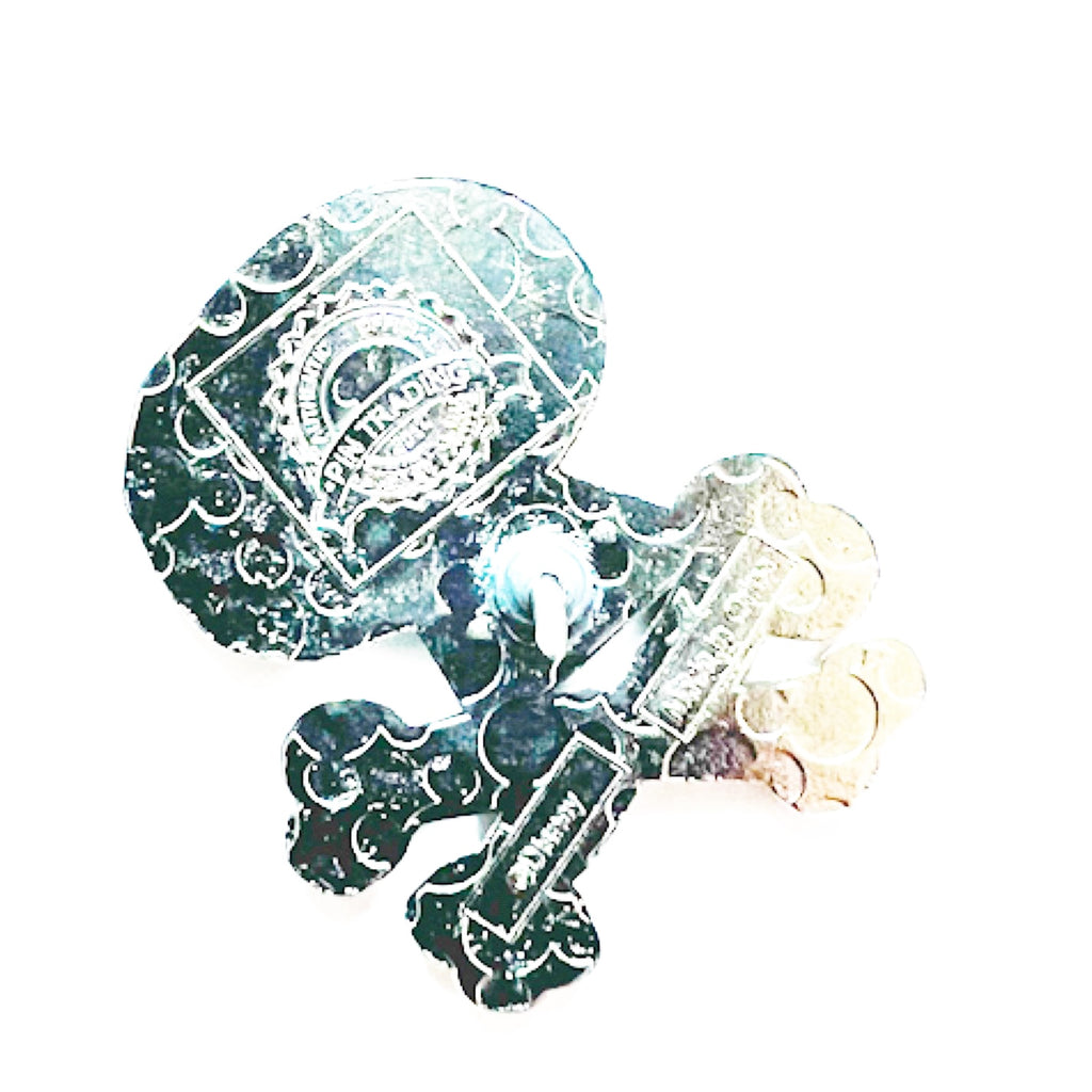 Disney Pirate Skull Crossbones Minnie Mouse Pin